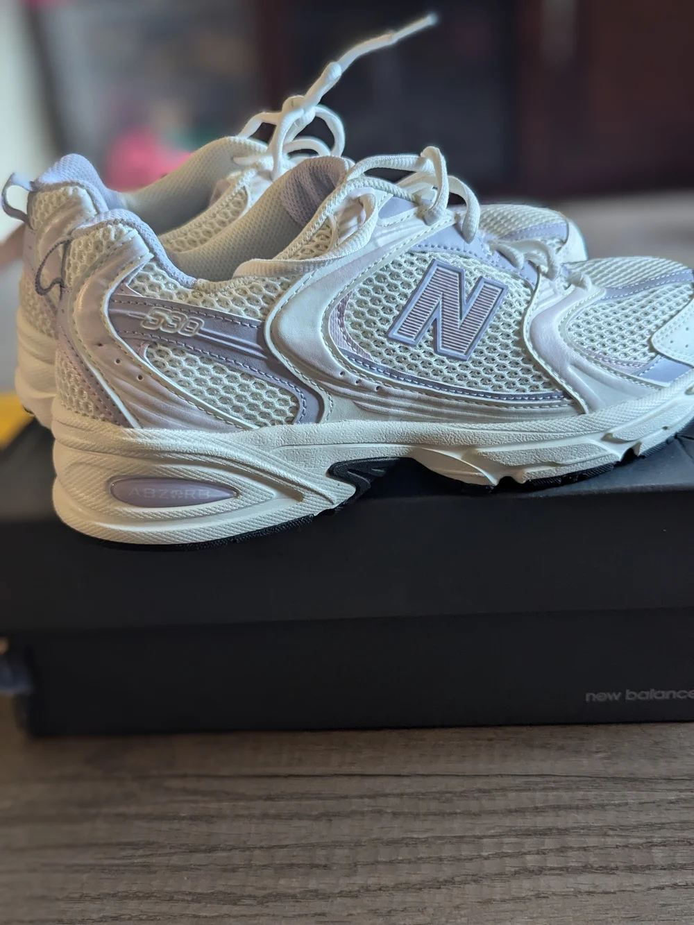New Balance 530 White & Light Lavender Women's Sneakers